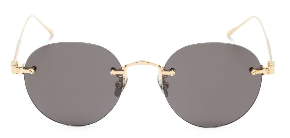 Top Luxury Sunglasses Designed for Small Faces Panthère de Cartier Round-frame Sunglasses